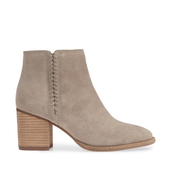 Blondo Shoes - BLONDO Nina Ankle Booties Waterproof Suede Heeled